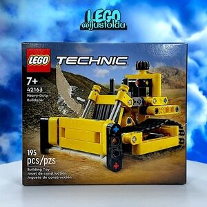 LEGO Technic Heavy‑Duty Bulldozer Set 42163 | 195 pcs | Ages 7+